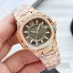 Replica Patek Philippe Nautilus Yellow Gold Strap Yellow Gold Face Diamonds Bezel Watch 38mm (1)_th.jpg